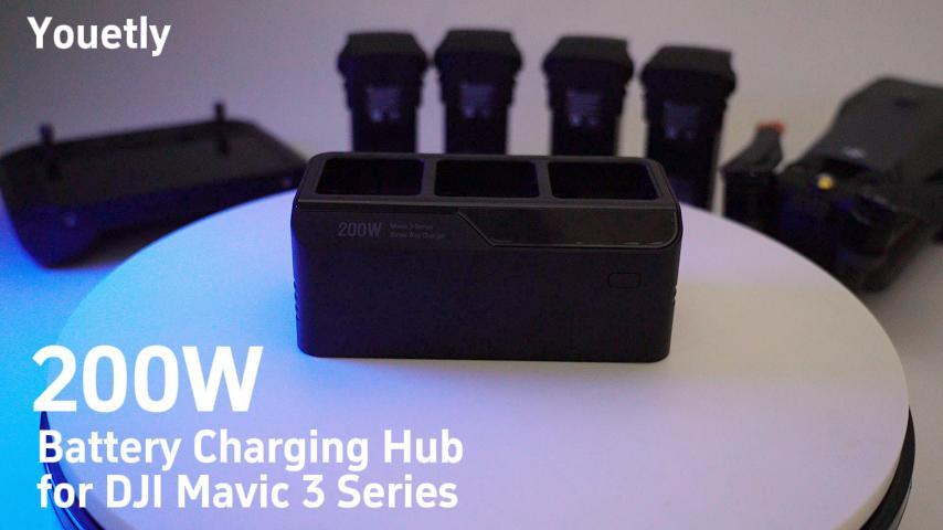 Amazon.com: 200W Mavic 3 Series Fast Battery Charger, Parallel
